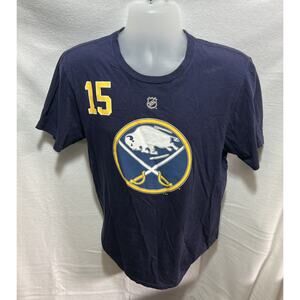 Buffalo Sabres Eichel‎ Reebok Blue T-Shirt Mens Medium